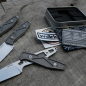 Preview: TITAN - triangle dark wash - Griffschalen für das AK1 - Titan Grade 5 (Ti 6AI 4V)