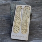 Preview: BRASS - leaf - scales or mounted pocket knife - 91mm