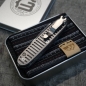 Preview: TITAN mit CLIP - speaker used wash -  - Griffschalen oder montiertes Taschenmesser - Titan Grade 5  (Ti 6AI 4V)  - 93mm