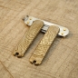 Preview: MESSING - LINES - Griffschalen oder montiertes Taschenmesser - 58mm