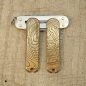 Preview: MESSING - LINES - Griffschalen oder montiertes Taschenmesser - 58mm