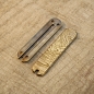 Preview: MESSING - LINES - Griffschalen oder montiertes Taschenmesser - 58mm