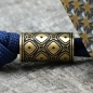 Preview: MESSING - BEAD - Hexa Stern - Handgefertigt