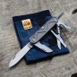 Preview: TITAN - TRIANGLE - dark wash - ELECTRICIAN-X - acidstonewash - Titan Grade 5  (Ti 6AI 4V)  - 93mm