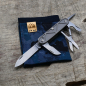Preview: TITAN - TRIANGLE - dark wash - ELECTRICIAN-X - acidstonewash - Titan Grade 5  (Ti 6AI 4V)  - 93mm