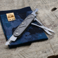 Preview: TITAN - TRIANGLE - dark wash - COMPANION SLIM - acidstonewash - Titan Grade 5  (Ti 6AI 4V)  - 93mm - Kopie