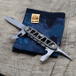 Preview: TITAN - SKELETON - dark wash - PIONEER - acidstonewash - Titan Grade 5  (Ti 6AI 4V)  - 93mm - Kopie