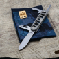 Preview: TITAN - SKELETON - dark wash - PIONEER - acidstonewash - Titan Grade 5  (Ti 6AI 4V)  - 93mm - Kopie