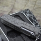 Preview: TITAN - STARS dark wash - ti - Griffschalen oder montiertes Taschenmesser - Titan Grade 5  (Ti 6AI 4V) - 91mm