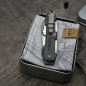 Preview: TITAN - asymmetric dark wash  mit Clip - fertig montiertes Taschenmesser - Titan Grade 5  (Ti 6AI 4V)  - 93mm