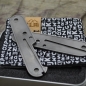 Preview: TITAN - MAYBE LONDON dark wash - ti - Griffschalen oder montiertes Taschenmesser - Titan Grade 5  (Ti 6AI 4V) - 91mm