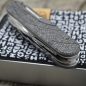 Preview: TITAN - MAYBE LONDON dark wash - ti - Griffschalen oder montiertes Taschenmesser - Titan Grade 5  (Ti 6AI 4V) - 91mm