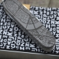 Preview: TITAN - MAYBE LONDON dark wash - ti - Griffschalen oder montiertes Taschenmesser - Titan Grade 5  (Ti 6AI 4V) - 91mm