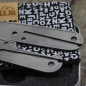 Preview: TITAN - MAYBE LONDON dark wash - ti - Griffschalen oder montiertes Taschenmesser - Titan Grade 5  (Ti 6AI 4V) - 91mm