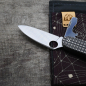 Preview: ONE HAND PROTOTYPE - HARDFRAGGED - dark wash - fertig montiertes Taschenmesser - Titan Grade 5  (Ti 6AI 4V)  - 93mm