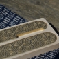Preview: MESSING - japanese circle - Kreise - Griffschalen oder montiertes Taschenmesser