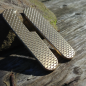 Preview: BRASS - scaled - fish, dragon - handle scales or mounted pocket knife