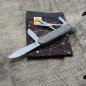Preview: TITAN - rockfinish handmade dark wash - Taschenmesser - Titan Grade 5  (Ti 6AI 4V)  - 93mm