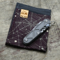 Preview: TITAN - TRIANGLE- dark wash - montiertes Taschenmesser - Titan Grade 5  (Ti 6AI 4V)  - 91mm