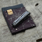 Preview: TITAN - TRIANGLE - dark wash - Griffschalen oder montiertes Taschenmesser - Titan Grade 5  (Ti 6AI 4V)  - 91mm