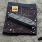 Preview: TITAN - TRIANGLE - dark wash - Griffschalen oder montiertes Taschenmesser - Titan Grade 5  (Ti 6AI 4V)  - 93mm