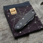 Preview: TITAN - OLDCROSS - dark wash - Griffschalen oder montiertes Taschenmesser - Titan Grade 5  (Ti 6AI 4V)  - 91mm