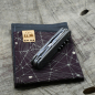 Preview: TITAN - OLDCROSS - dark wash - Griffschalen oder montiertes Taschenmesser - Titan Grade 5  (Ti 6AI 4V)  - 91mm
