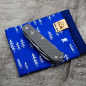 Preview: OLDCROSS - CLIMBER - dark wash - acidstonewash - fertig montiertes Taschenmesser - Titan Grade 5  (Ti 6AI 4V)  - 91mm