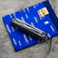 Preview: OLDCROSS - CLIMBER - dark wash - acidstonewash - fertig montiertes Taschenmesser - Titan Grade 5  (Ti 6AI 4V)  - 91mm