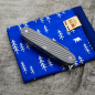 Preview: GRIP3- PROTOTYP - PIONEER-X - dark wash - fertig montiertes Taschenmesser - Titan Grade 5  (Ti 6AI 4V)  - 93mm