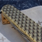 Preview: MESSING - STARS - Sterne - Griffschalen oder montiertes Taschenmesser - 91mm