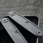 Preview: TITAN - snake dark wash - Griffschalen oder montiertes Taschenmesser - Titan Grade 5  (Ti 6AI 4V) - 93mm