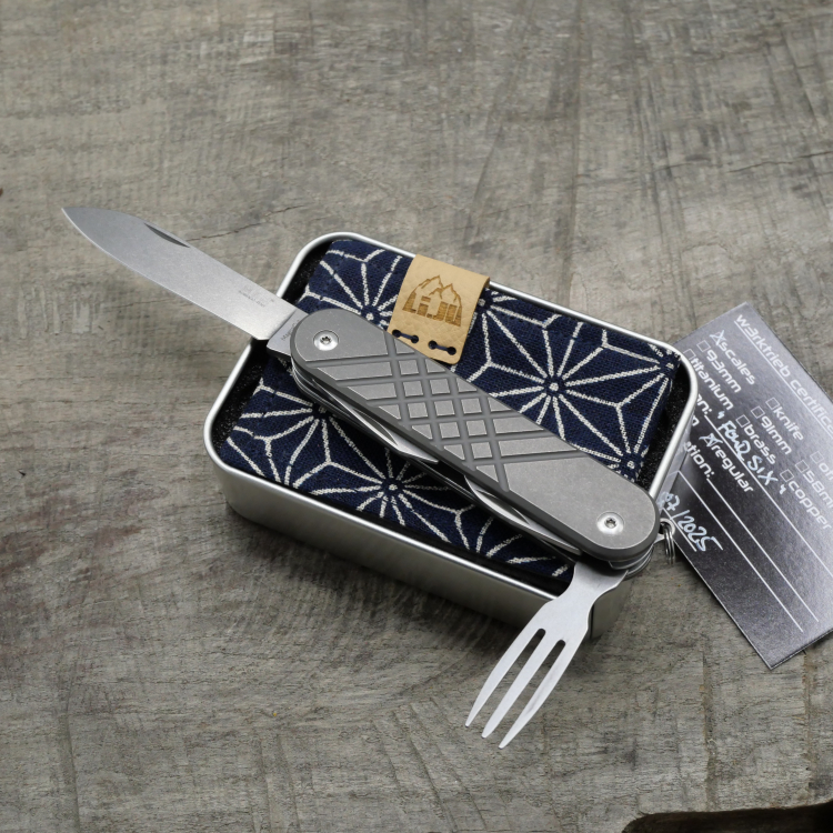 TITAN - fourseven dark wash - Griffschalen für MKM Malga - Titan Grade 5 (Ti 6AI 4V)