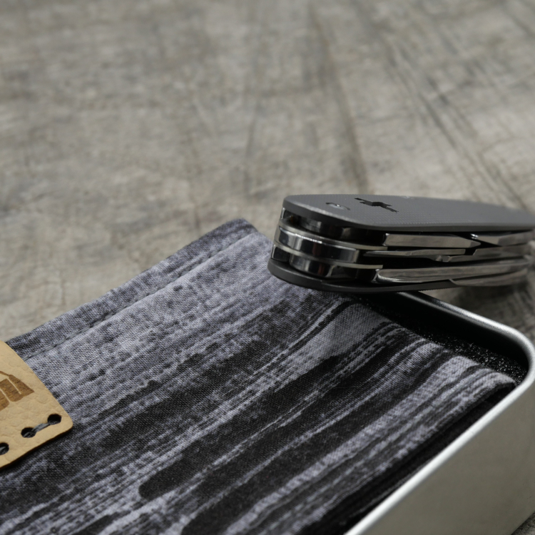 Preview: TITAN - contoured diamond zero-nine - dark wash - fertig montiertes Taschenmesser - Titan Grade 5  (Ti 6AI 4V)  - 93mm