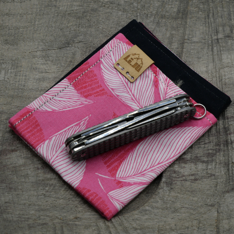 Preview: TITAN - Hardfragged used wash - Griffschalen oder montiertes Taschenmesser - Titan Grade 5  (Ti 6AI 4V)  - 93mm