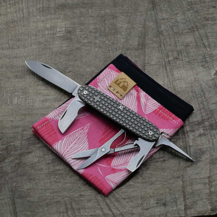 TITAN - Hardfragged used wash - Griffschalen oder montiertes Taschenmesser - Titan Grade 5  (Ti 6AI 4V)  - 93mm