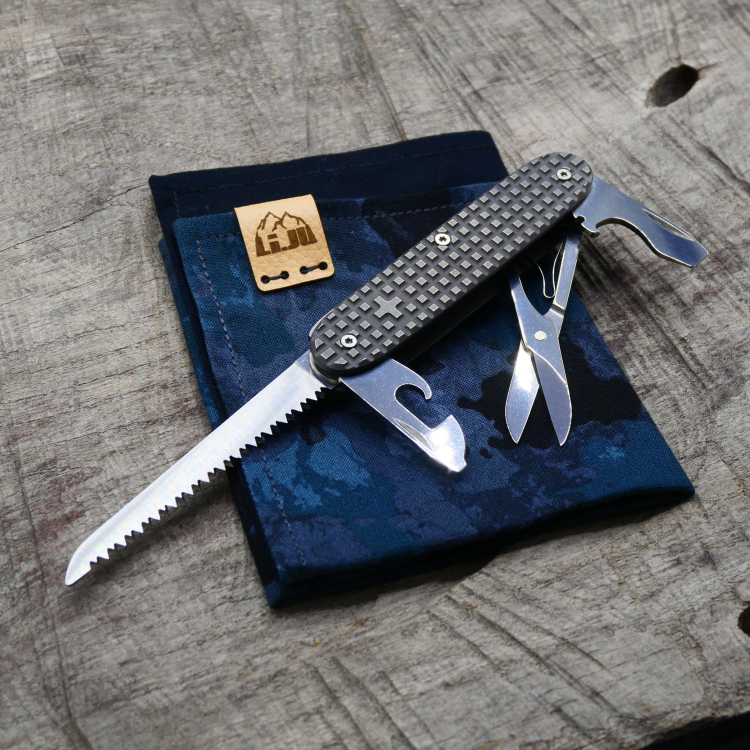 TITAN - HARDFRAGGED mit CLIP - used wash - BLADELESS - Titan Grade 5  (Ti 6AI 4V)  - 93mm