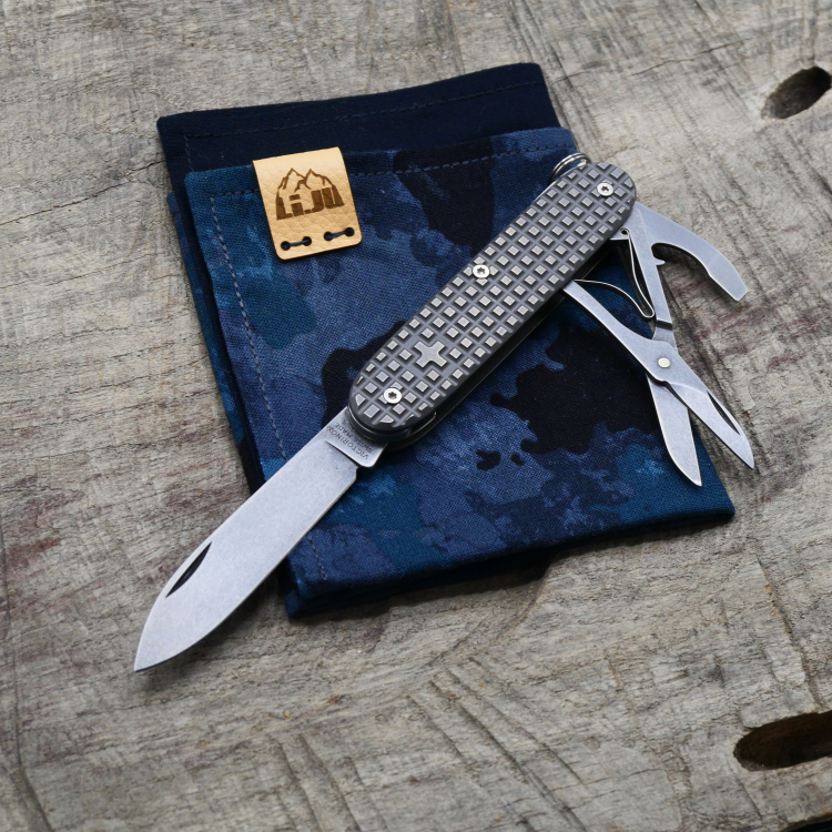Preview: TITAN - HARDFRAGGED - used wash - VOYAGEUR - acidstonewash - Titan Grade 5  (Ti 6AI 4V)  - 93mm