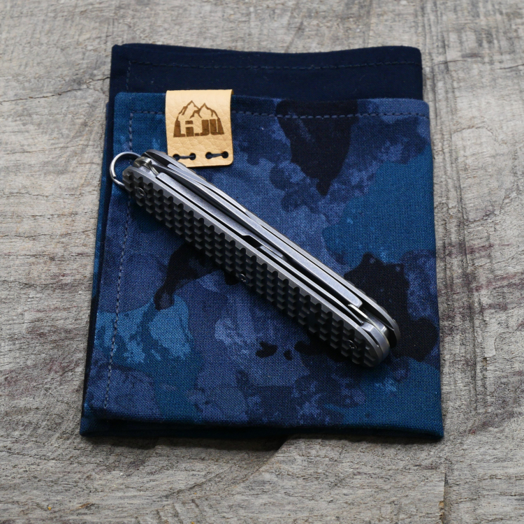 TITAN - HARDFRAGGED - used wash - VOYAGEUR - acidstonewash - Titan Grade 5  (Ti 6AI 4V)  - 93mm
