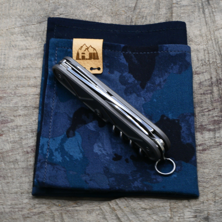 TITAN - TRIANGLE - dark wash - COMPACT - Titan Grade 5  (Ti 6AI 4V)  - 91mm