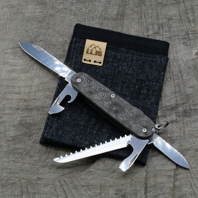 TITAN - TOPO geschraubt - CAMPER - Titan Grade 5  (Ti 6AI 4V)  - 91mm