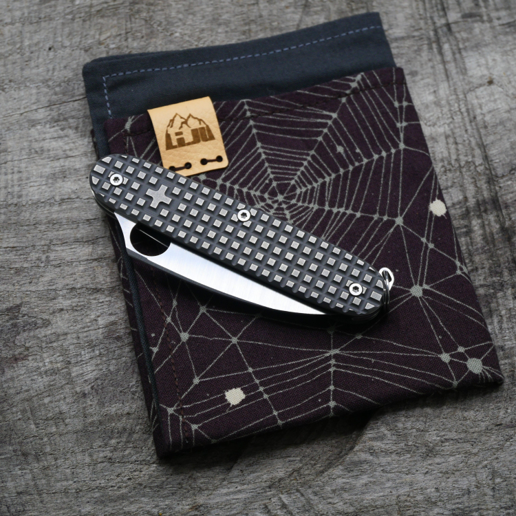 ONE HAND PROTOTYPE - HARDFRAGGED - dark wash - fertig montiertes Taschenmesser - Titan Grade 5  (Ti 6AI 4V)  - 93mm