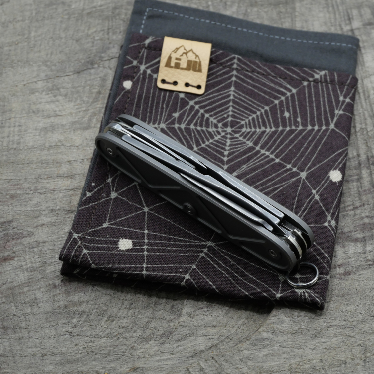 TITAN - TRIANGLE - dark wash - montiertes Taschenmesser - Titan Grade 5  (Ti 6AI 4V)  - 93mm
