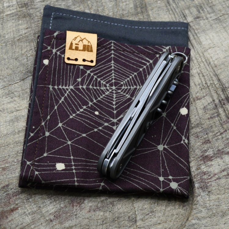 TITAN - TRIANGLE- dark wash - montiertes Taschenmesser - Titan Grade 5  (Ti 6AI 4V)  - 91mm