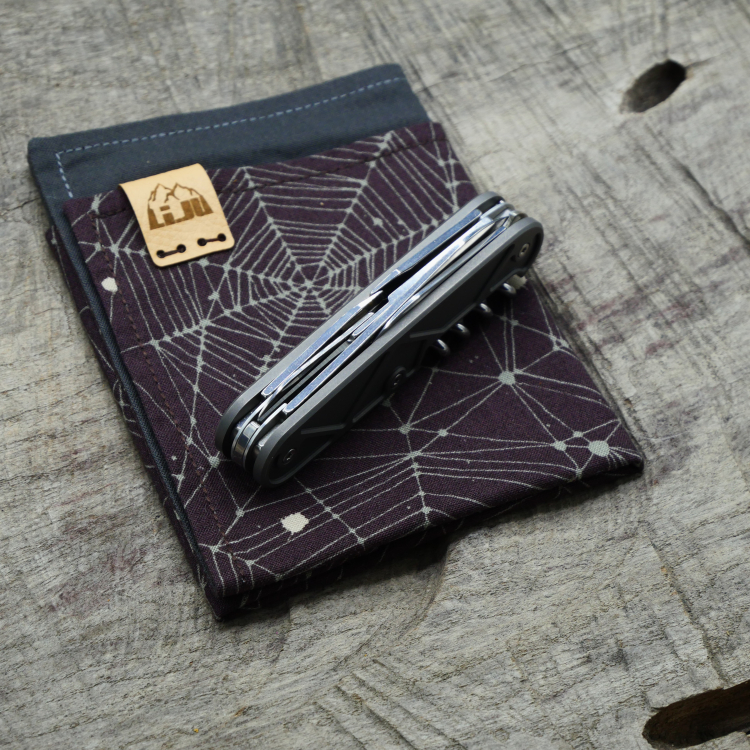 Preview: TITAN - TRIANGLE - dark wash - Griffschalen oder montiertes Taschenmesser - Titan Grade 5  (Ti 6AI 4V)  - 91mm