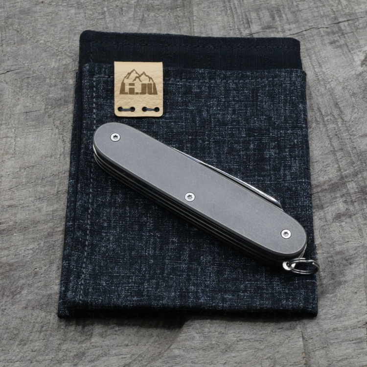 Preview: TITAN - SLIM CUTOUT CROSS - used wash - PIONEER X - Titan Grade 5  (Ti 6AI 4V)  - 93mm