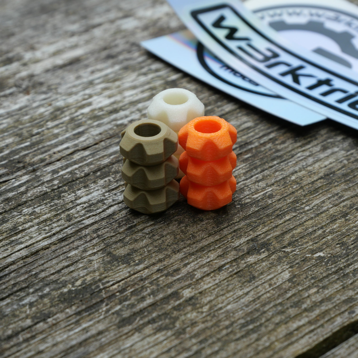 3D printed- BEAD - FRAG medium - set of three