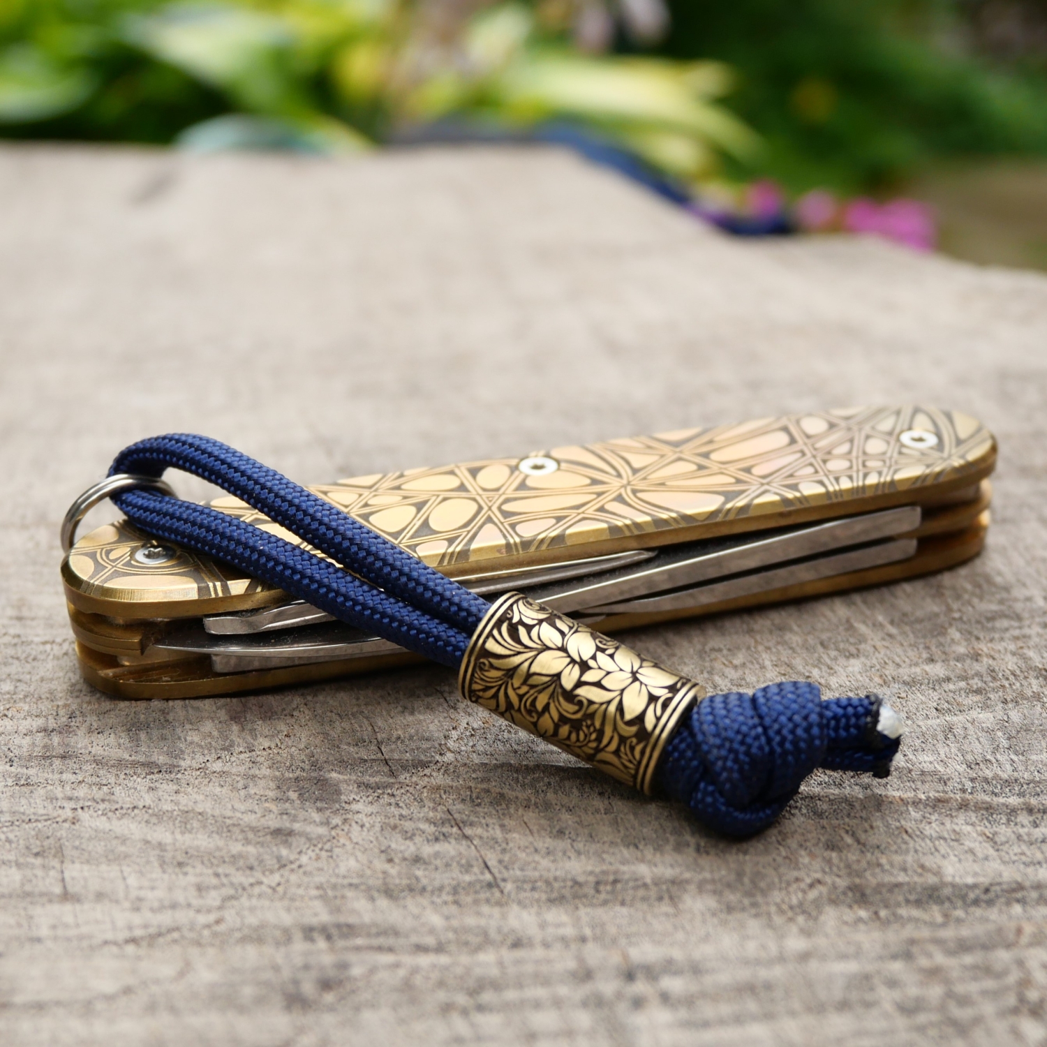 MESSING - BEAD - Blumen - Handgefertigt