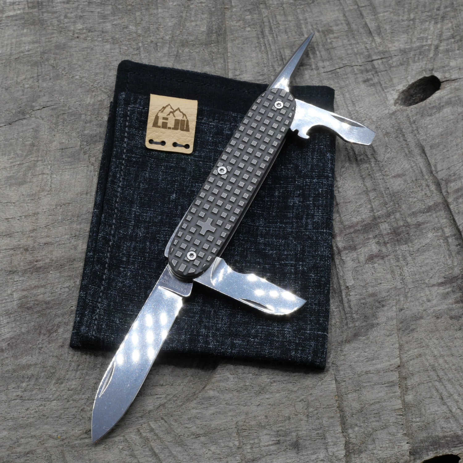 TITAN - HARDFRAGGED dark wash - ELECTRICIAN - Titan Grade 5  (Ti 6AI 4V)  - 93mm