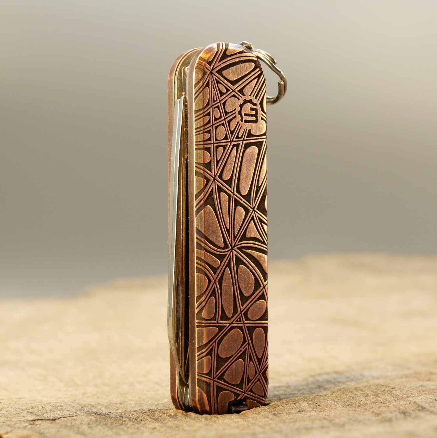 KUPFER - ORGANIC - Griffschalen oder montiertes Taschenmesser - 58mm